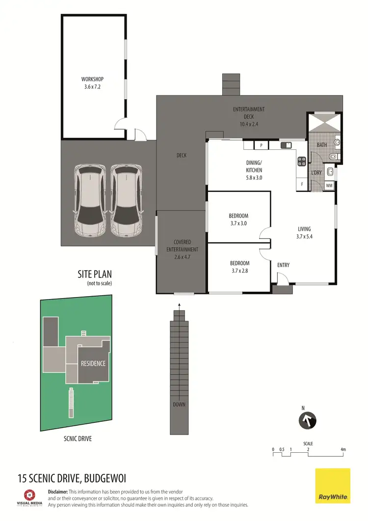 Floorplan of Homely house listing, 15 Scenic Drive, Budgewoi NSW 2262