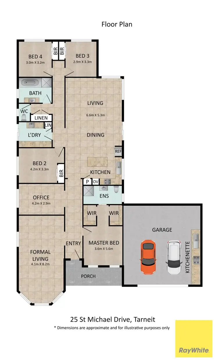 Floorplan of Homely house listing, 25 St Michael Drive, Tarneit VIC 3029