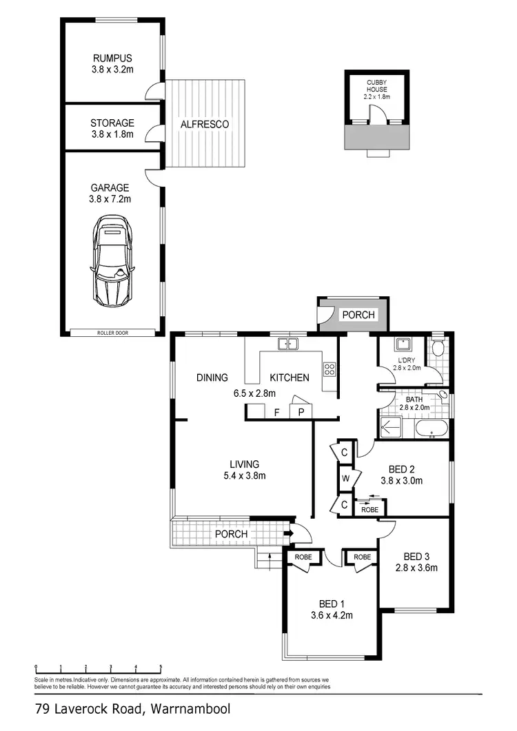 Floorplan of Homely house listing, 79 Laverock Road, Warrnambool VIC 3280