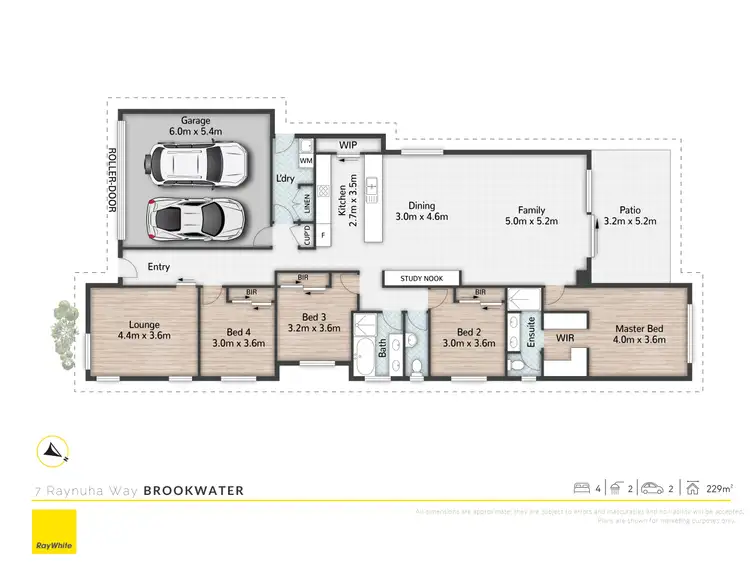 Floorplan of Homely house listing, 7 Raynuha Way, Brookwater QLD 4300