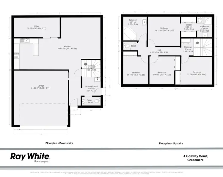 Floorplan of Homely house listing, 4 Conway Court, Gracemere QLD 4702