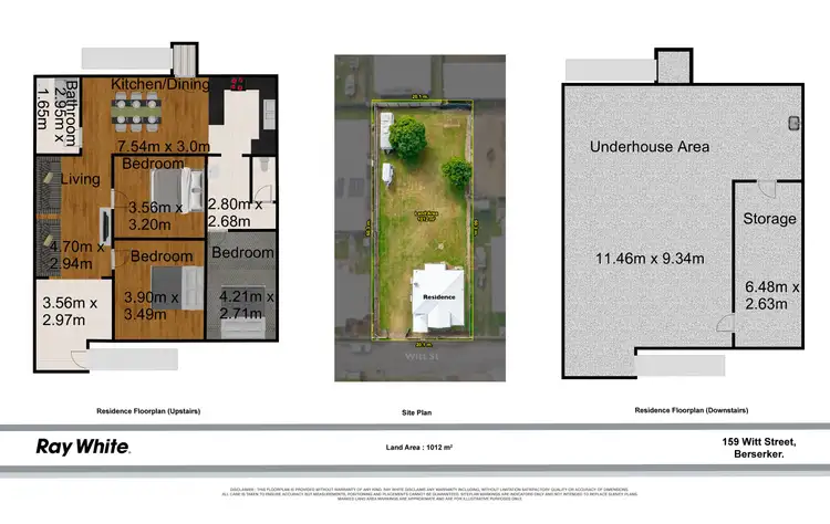 Floorplan of Homely house listing, 159 Witt Street, Berserker QLD 4701