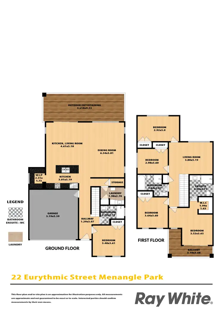 Floorplan of Homely house listing, 22 Eurythmic Street, Menangle Park NSW 2563