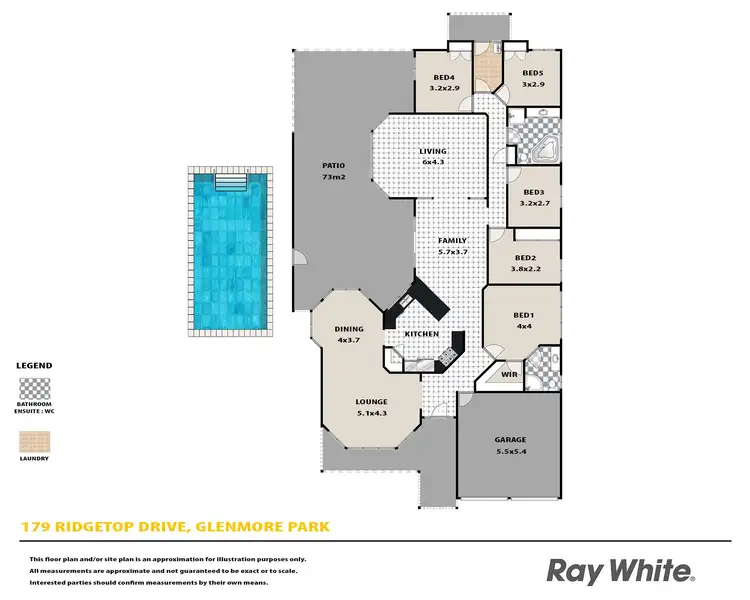 Floorplan of Homely house listing, 179 Ridgetop Drive, Glenmore Park NSW 2745