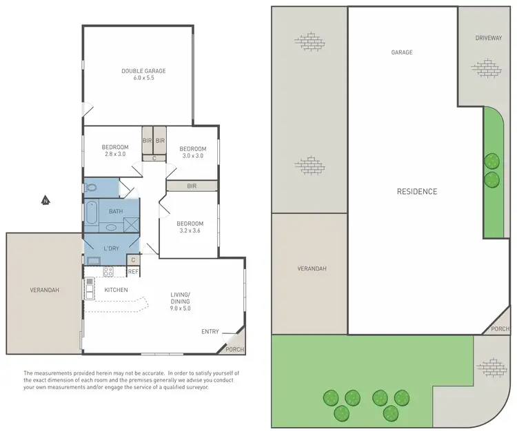 Floorplan of Homely unit listing, 1/86 Hogans Road, Hoppers Crossing VIC 3029