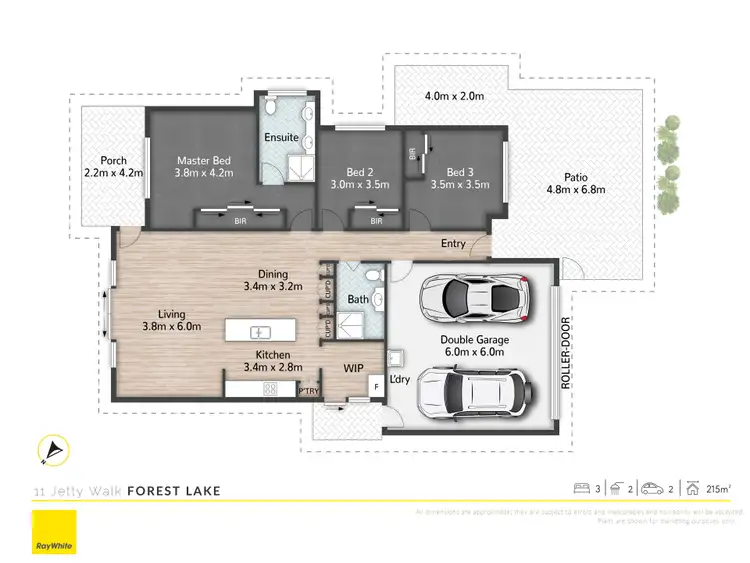 Floorplan of Homely house listing, 11 Jetty Walk, Forest Lake QLD 4078