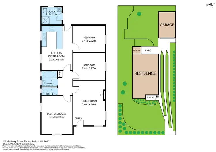 Floorplan of Homely house listing, 109 Macleay Street, Turvey Park NSW 2650
