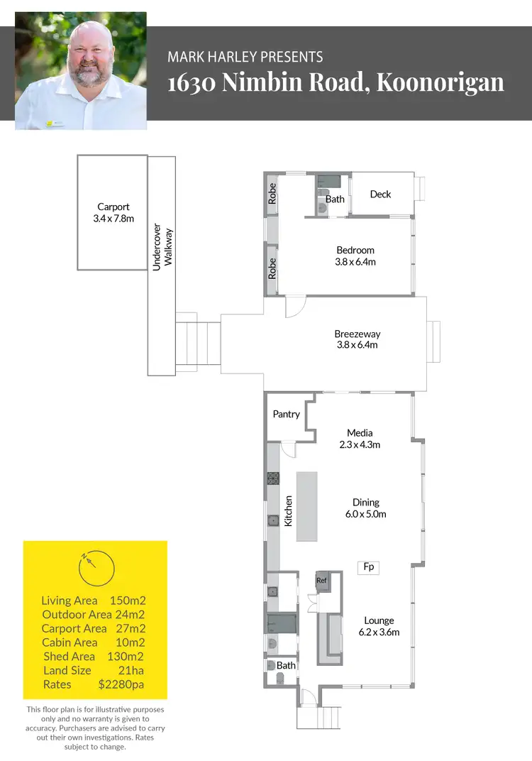 Floorplan of Homely rural property listing, 1630 Nimbin Road, Koonorigan NSW 2480