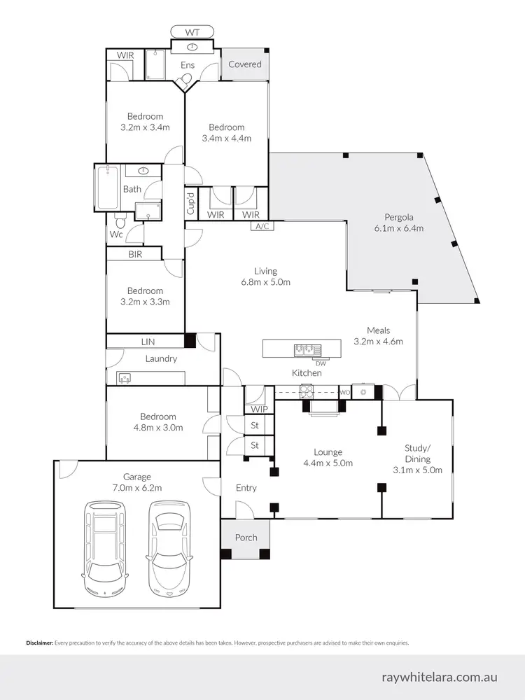Floorplan of Homely house listing, 9 Rubena Crescent, Lara VIC 3212
