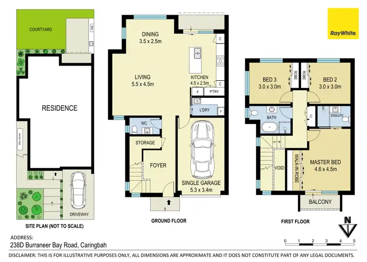 Floorplan of Homely semi-detached listing, 238D Burraneer Bay Road, Caringbah South NSW 2229