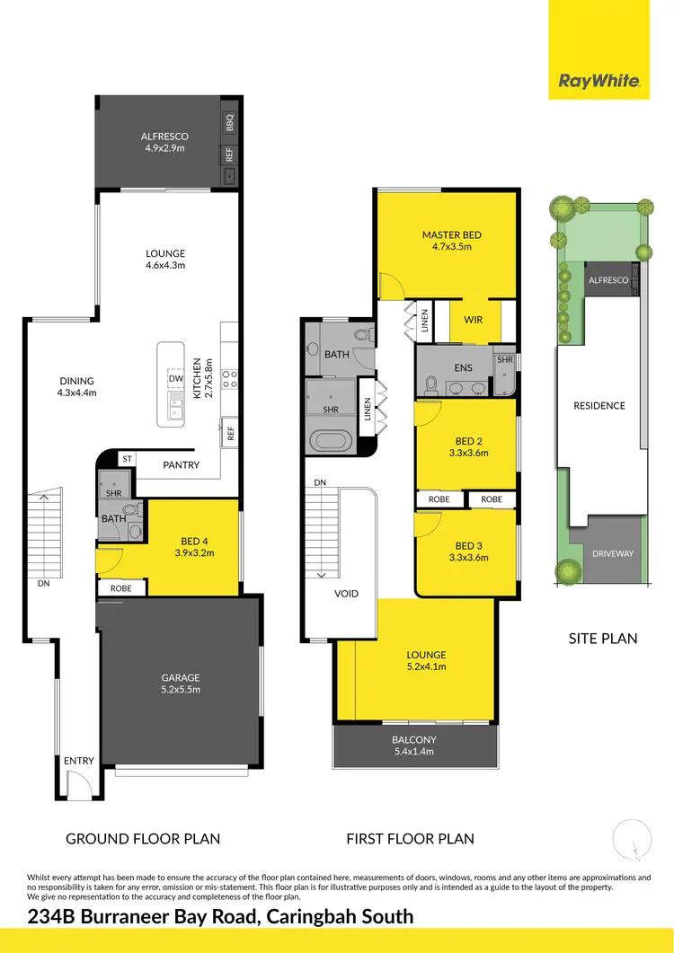 Floorplan of Homely semi-detached listing, 234B Burraneer Bay Road, Caringbah South NSW 2229