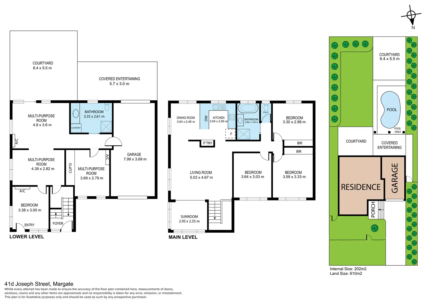 Floorplan of Homely house listing, 41D Joseph Street, Margate QLD 4019