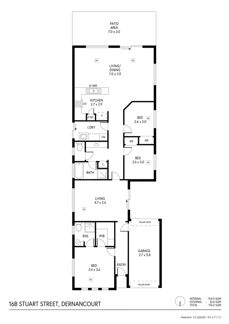 Floorplan of Homely house listing, 16B Stuart Street, Dernancourt SA 5075