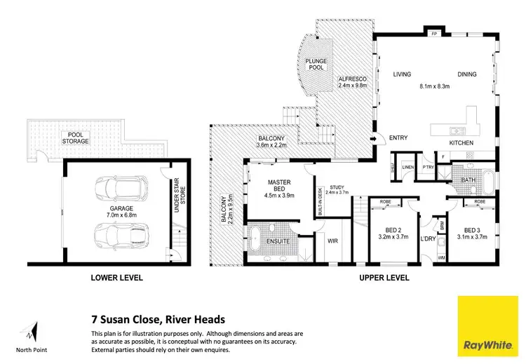 Floorplan of Homely house listing, 7 Susan Close, River Heads QLD 4655