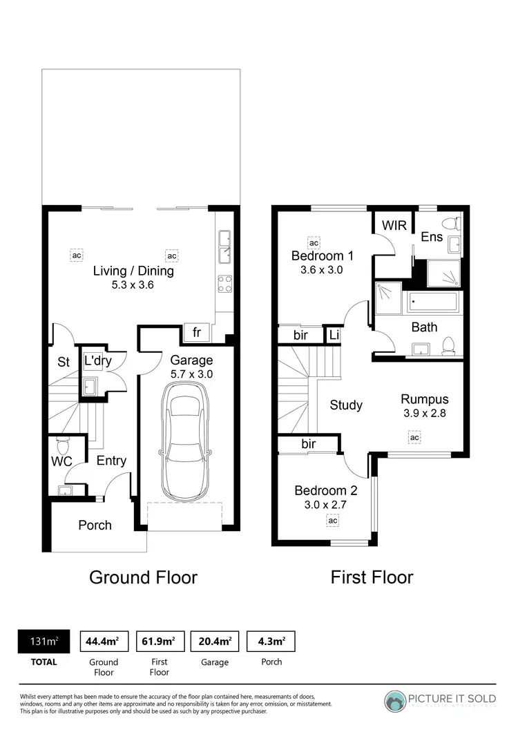 Floorplan of Homely townhouse listing, 41 Gracechurch Street, Port Adelaide SA 5015