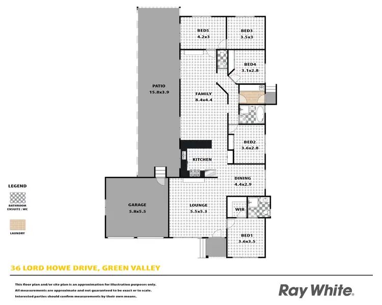 Floorplan of Homely house listing, 36 Lord Howe Drive, Green Valley NSW 2168