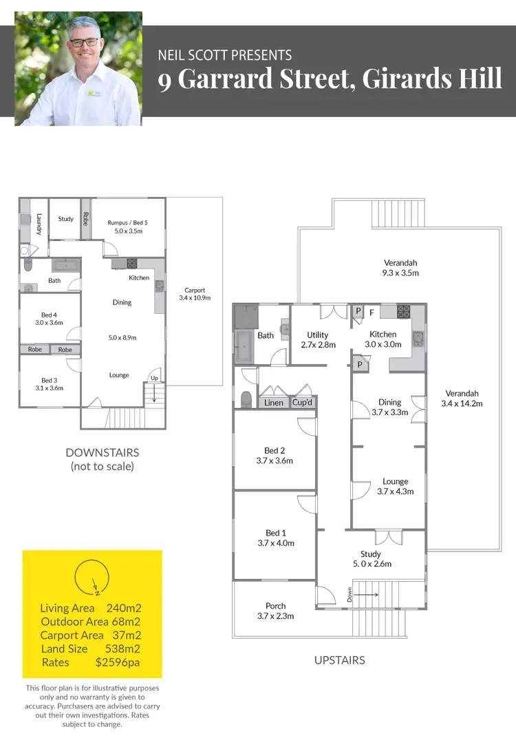Floorplan of Homely house listing, 9 Garrard Street, Girards Hill NSW 2480