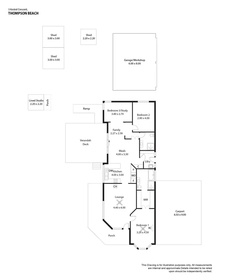 Floorplan of Homely house listing, 5 Kestrel Crescent, Thompson Beach SA 5501