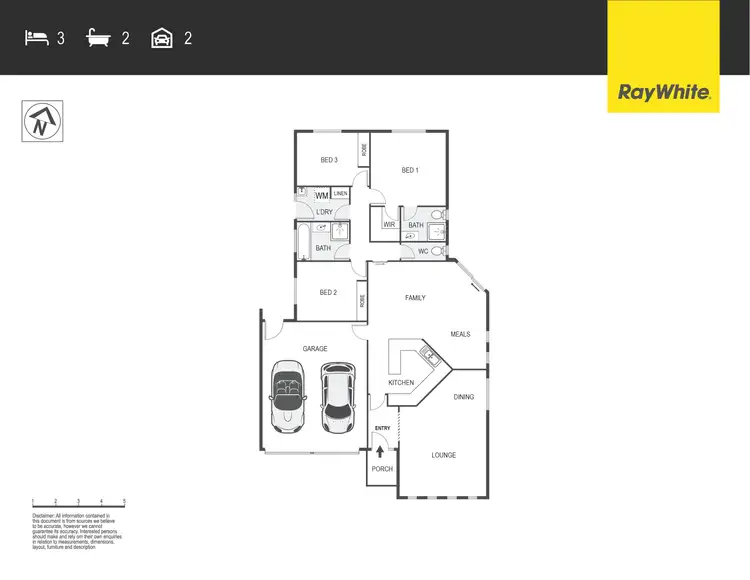 Floorplan of Homely house listing, 43 Oxenham Circuit, Gordon ACT 2906