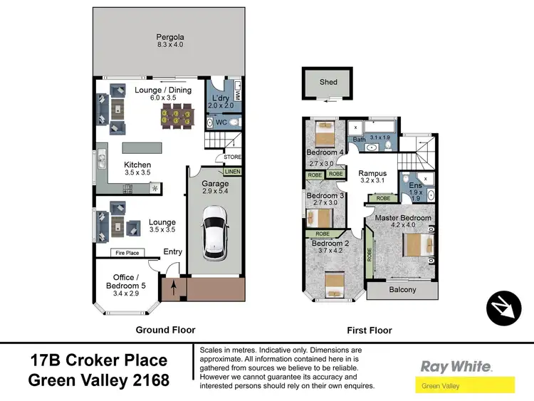 Floorplan of Homely house listing, 17B Croker Place, Green Valley NSW 2168