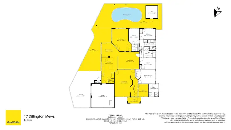 Floorplan of Homely house listing, 17 Dillington Mews, Erskine WA 6210