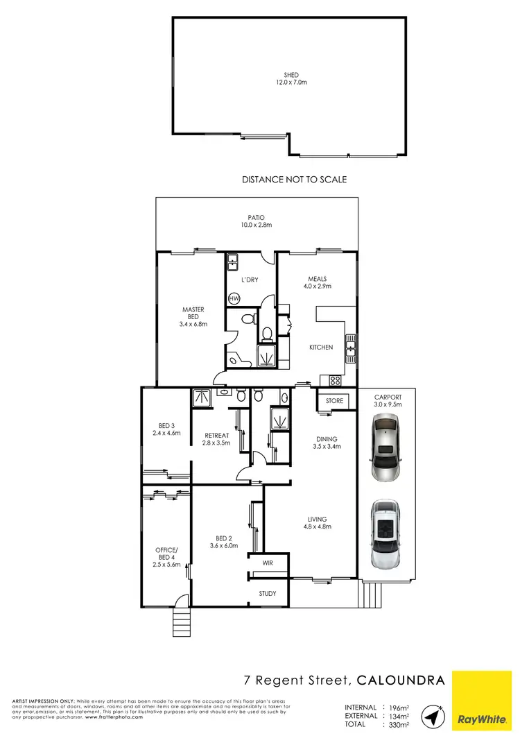 Floorplan of Homely house listing, 7 Regent Street, Caloundra QLD 4551