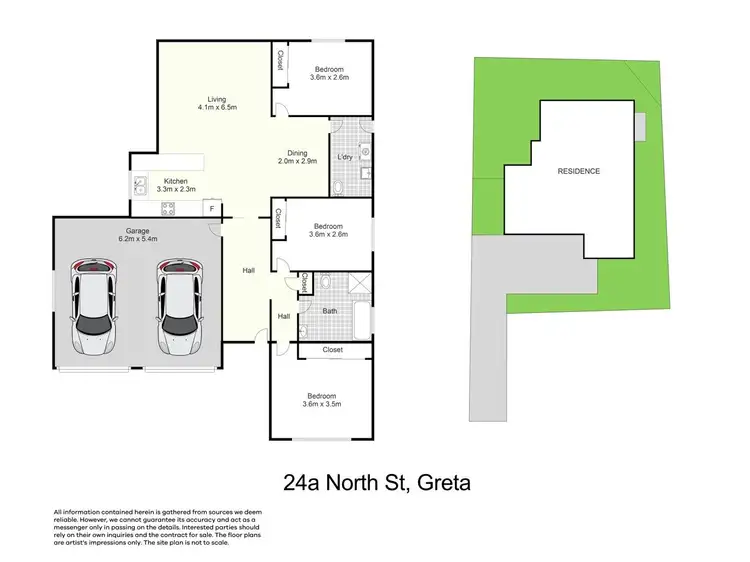 Floorplan of Homely house listing, 24A North Street, Greta NSW 2334