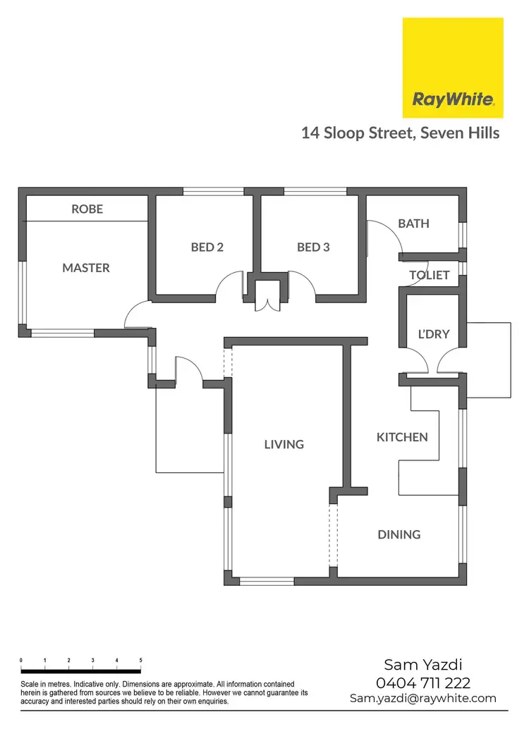 Floorplan of Homely house listing, 14 Sloop Street, Seven Hills NSW 2147
