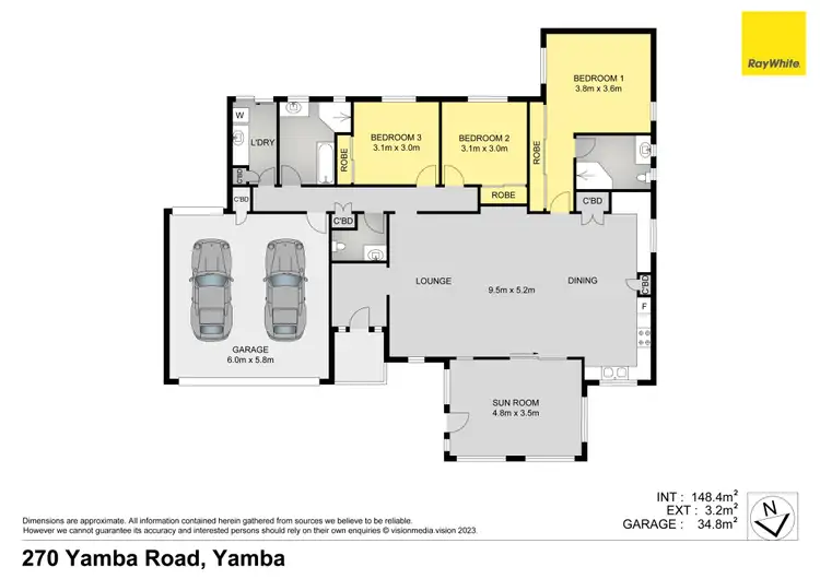 Floorplan of Homely house listing, 270 Yamba Road, Yamba NSW 2464