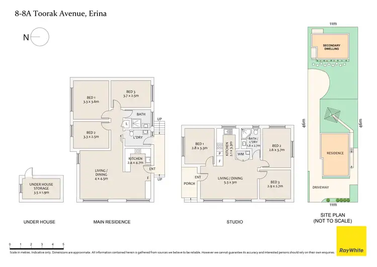Floorplan of Homely house listing, 8 and 8a Toorak Avenue, Erina NSW 2250