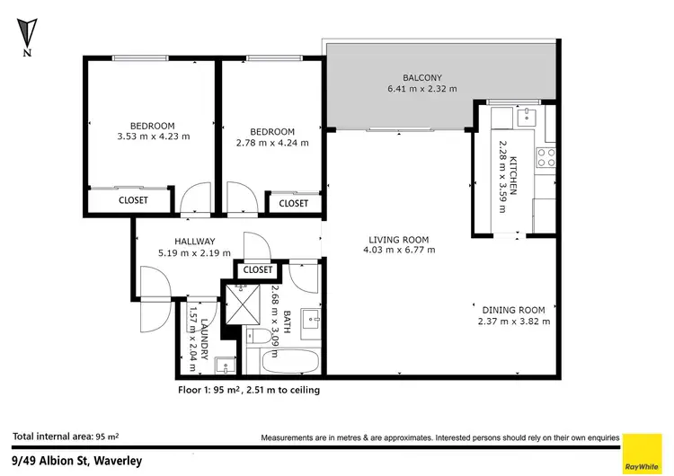 Floorplan of Homely apartment listing, 9/49 Albion Street, Waverley NSW 2024