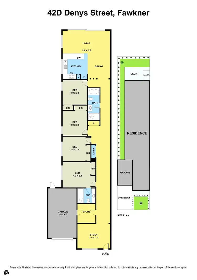 Floorplan of Homely house listing, 42D Denys Street, Fawkner VIC 3060