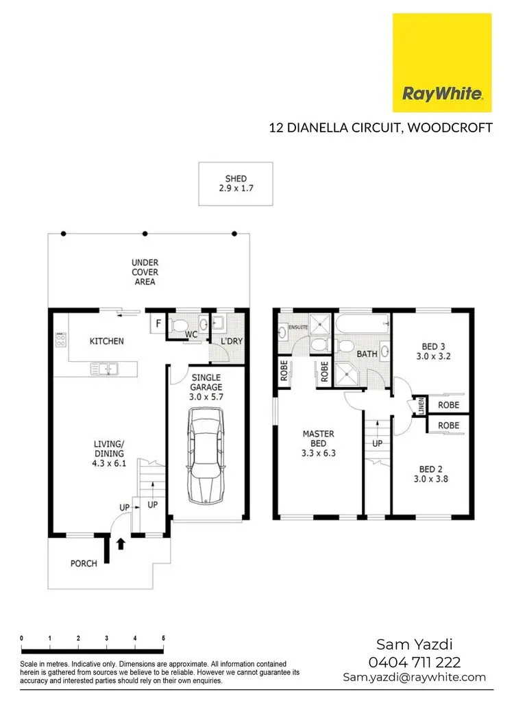 Floorplan of Homely house listing, 12 Dianella Circuit, Woodcroft NSW 2767