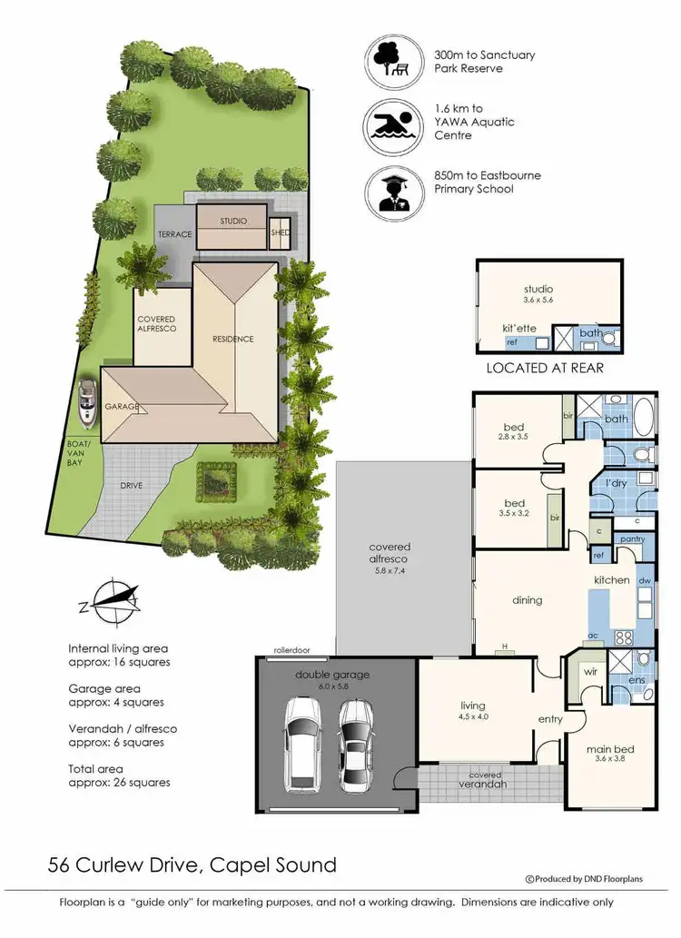Floorplan of Homely house listing, 56 Curlew Drive, Capel Sound VIC 3940