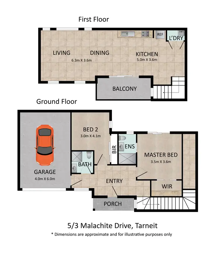 Floorplan of Homely house listing, 5/3 Malachite Drive, Tarneit VIC 3029