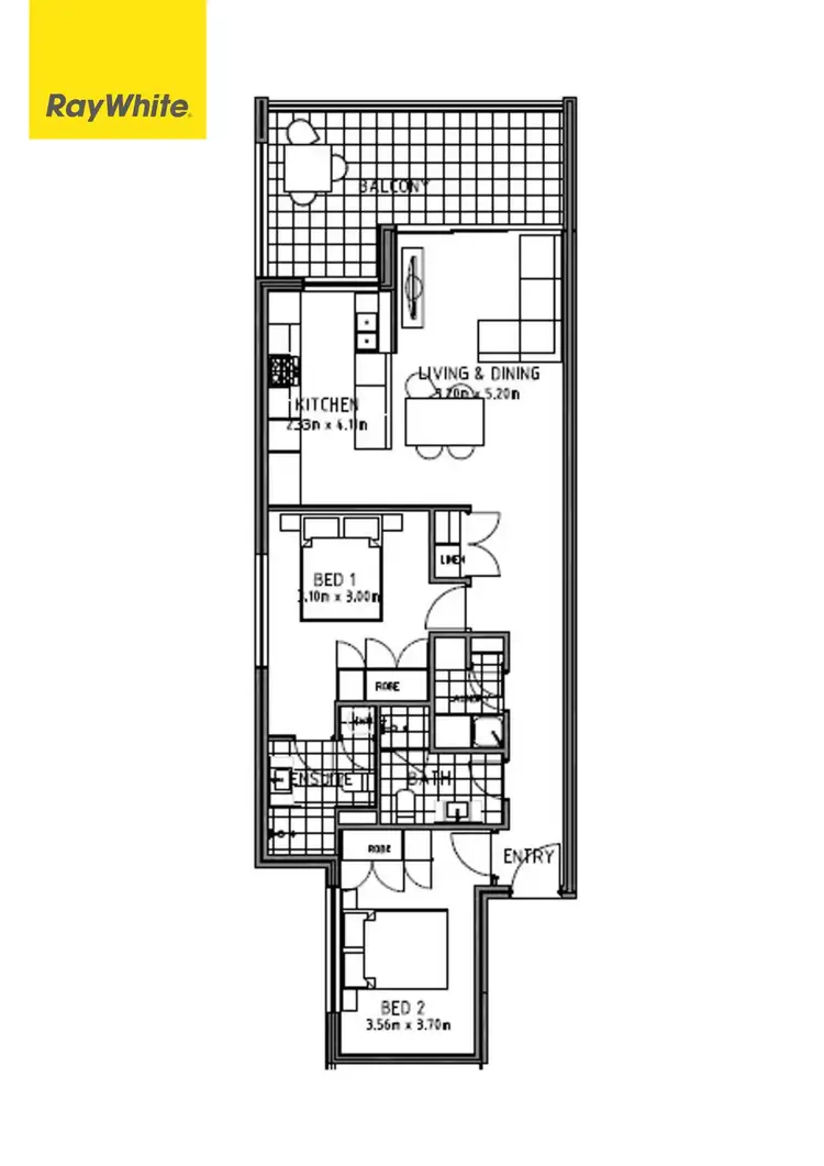 Floorplan of Homely apartment listing, 3/66 Tain Street, Ardross WA 6153