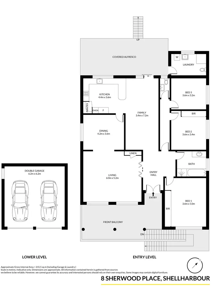 Floorplan of Homely house listing, 8 Sherwood Place, Shellharbour NSW 2529