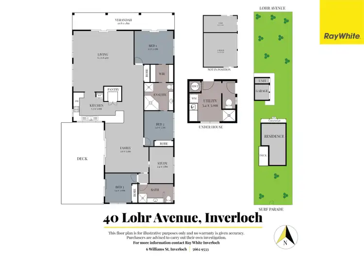 Floorplan of Homely house listing, 40 Lohr Avenue, Inverloch VIC 3996