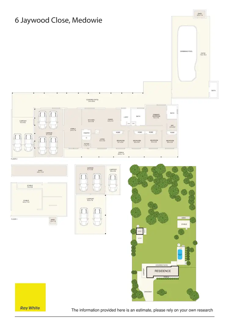 Floorplan of Homely house listing, 6 Jaywood Close, Medowie NSW 2318