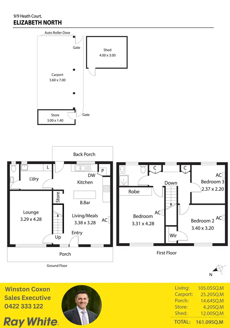 Floorplan of Homely other listing, 9/9 Heath Court, Elizabeth North SA 5113