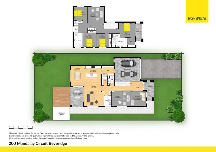 Floorplan of Homely house listing, 200 Mandalay Circuit, Beveridge VIC 3753