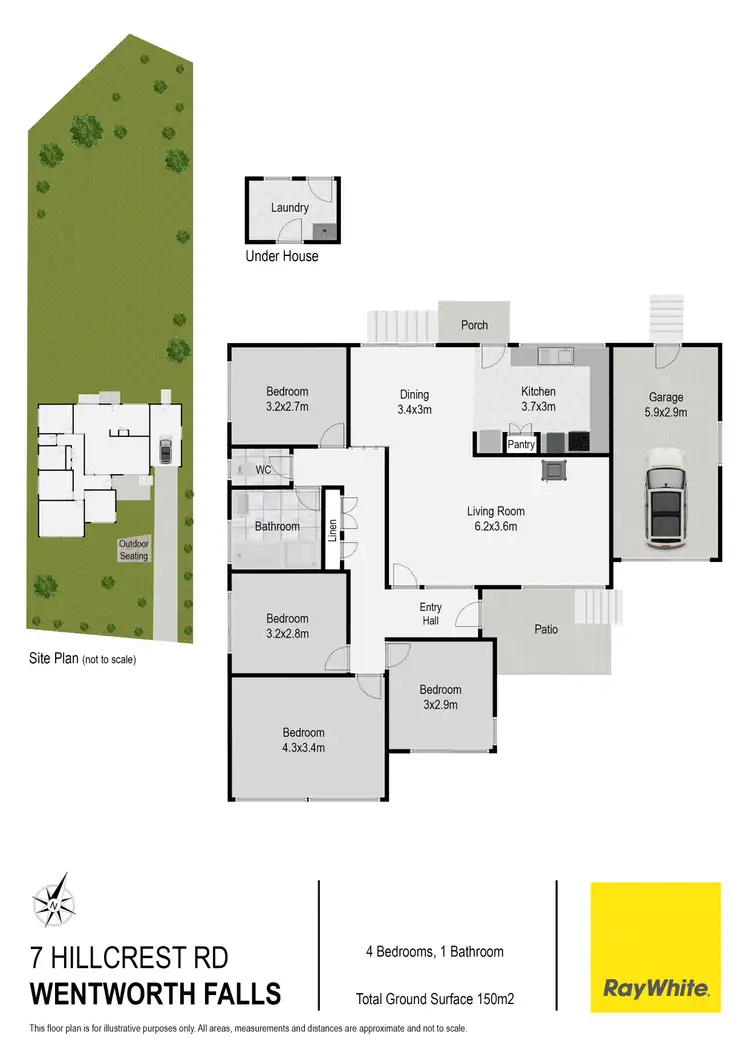 Floorplan of Homely house listing, 7 Hillcrest Road, Wentworth Falls NSW 2782