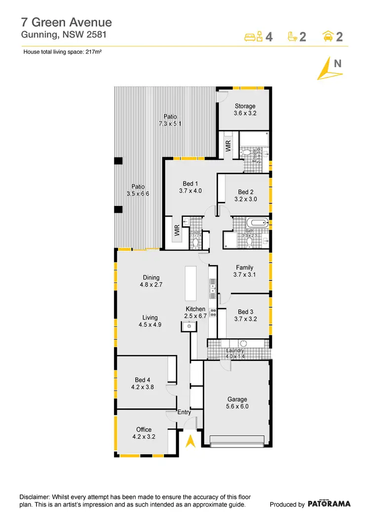 Floorplan of Homely house listing, Address available on request
