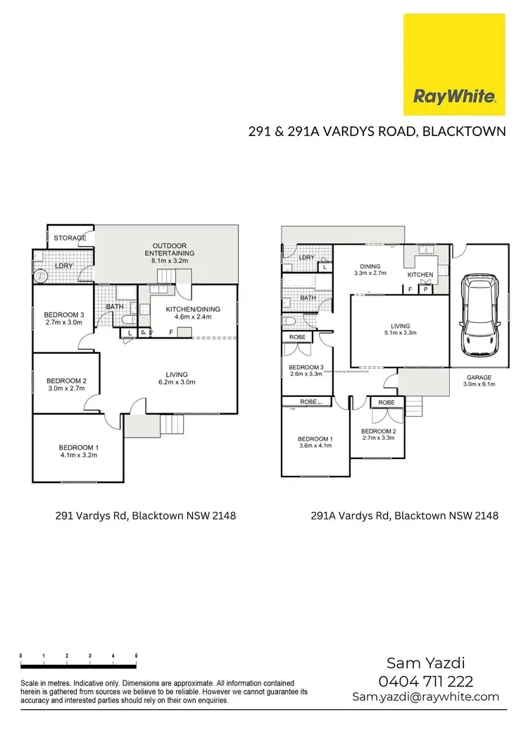 Floorplan of Homely house listing, 291 & 291A Vardys Road, Blacktown NSW 2148