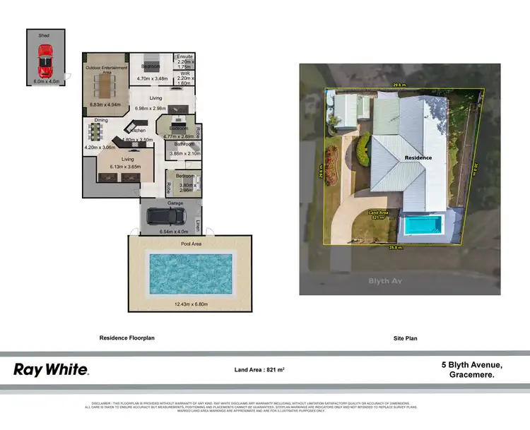 Floorplan of Homely house listing, 5 Blyth Avenue, Gracemere QLD 4702