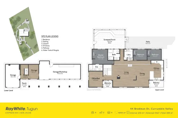 Floorplan of Homely house listing, 44 Bradman Drive, Currumbin Valley QLD 4223