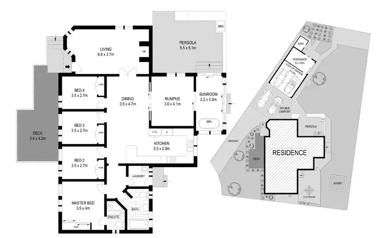 Floorplan of Homely house listing, 5 Carlton Place, Holt ACT 2615