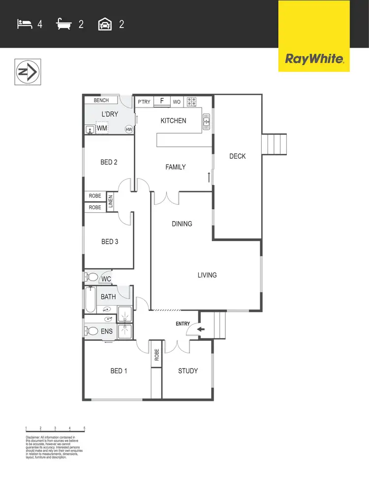 Floorplan of Homely house listing, 57 Shakespeare Crescent, Fraser ACT 2615