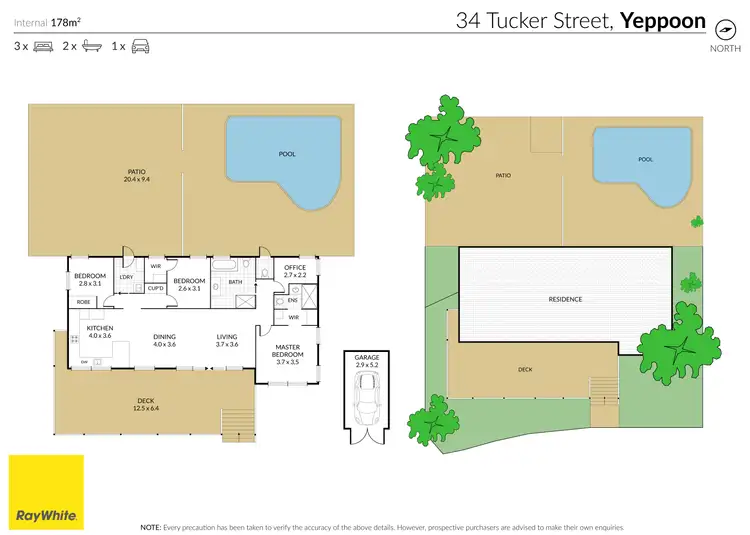 Floorplan of Homely house listing, 34 Tucker Street, Yeppoon QLD 4703