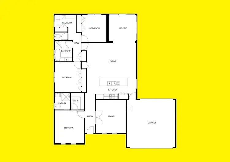 Floorplan of Homely house listing, 4 Mirage Drive, Mildura VIC 3500